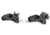 JE Machine Tech Je Flip-up Front And Rear Offset Polymer Sight Set Black