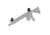 JE Machine Tech Spring Loaded Flip-Up Top Mounted Deployable Front and Rear Sight, Black, TS-PS22B