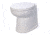 Jabsco 17" Deluxe Flush Fresh Water Electric Toilet - 12V 59941