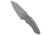 Jack Hoback Knives Jake Hoback Knives Sumo Button Lock Knife Titanium 3.25" BB/SW, Gray, CPM 20CV, adult, BHQ-139514