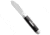 Jack Wolf Knives Jack Wolf Knives Equal End Slip Joint Knife Ebony Wood 2.75" Satin, Black, 14C28N, adult, BHQ-225271