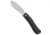 Jack Wolf Knives Jack Wolf Knives K9 Jack Slip Joint Knife Black Micarta 2.8&quot; Satin, Black, 154CM, adult, BHQ-219816