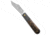 Jack Wolf Knives Primo Jack Folding Knife, 3.26in, CPM S90V Stainless Steel, Clip Point Blade, Carbon Fiber, Black/Gold Handle, Black/Gold/Gray, 7.64 inch, BHQ-212202