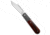 Jack Wolf Knives Primo Jack Folding Knife, 3.26in, CPM S90V Stainless Steel, Clip Point Blade, Wood, Wood Handle, Wood/Gray, 7.64 inch, BHQ-212206