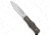 Jack Wolf Knives Vampire FIXedc Fixed Blade Knife, 3.00in, CPM S90V Stainless Steel, Drop Point Blade, Carbon Fiber, Black/Blue/Green/Orange/Pink Handle, Black/Blue/Green/Orange/Pink/Gray, 6.00 inch, BHQ-215820