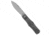 Jack Wolf Knives Jack Wolf Knives Vampire Jack Slip Joint Knife Gray Jigged Titanium 3" Satin, Gray, CPM S90V, adult, BHQ-190991