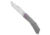 Jack Wolf Knives Jack Wolf Mini Cyborg Jack Slip Joint Knife Ti/Pink Hardware 2.6&quot; Hand Satin, Gray/Pink, CPM S90V, adult, BHQ-201007