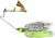 Jackall Lures Jackall Gargle Wire Bait, Black Back Chartreuse, 3/8oz, JGARG38-BLBC