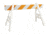 Jackson Safety Engineering Grade Type 2 Barricade, 36 X 8 X 6, Wood, Engineering Grade 17625