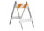 Jackson Safety Engineering Grade Type 2 Barricade, 36 X 8 X 6, Wood, Engineering Grade 17625