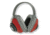 Jackson Safety Vibe 25 and 26 Earmuff: Vibe 26 Headband, NRR 26 Earmuff, Red 20774
