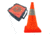 Jackson Safety W Cone ? 18in. With 6in. Upper Reflexite  2.5 lbs, Orange, 18in. 16633