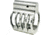 Jacob Grey Firearms Ar15 Titanium .750 Gas Block 5-rib, 850030294081