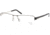 Jaguar 33042 Single Vision Prescription Eyeglasses, Black/Silver Frame, JG3342610SV