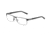 Jaguar 33073 Eyeglass Frames, Male,, Striated Black Frame, 57-15-140 33073-610