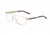 Jaguar 33075 Progressive Prescription Eyeglasses, Gold/Brown Frame, JG33075909PR