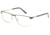 Jaguar 33087 Bifocal Prescription Eyeglasses, Black/Gold Frame, JG330876000BI