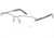 Jaguar 33151 Single Vision Prescription Eyeglasses, Black/Silver Frame, JG33151650SV