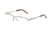 Jaguar 33151 Single Vision Prescription Eyeglasses, Brown/Gold Frame, JG33151600SV
