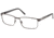 Jaguar 35043 Eyeglass Frames, Male, Gunmetal-Silver Frame, 58-17-145 35043-868