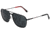 Jaguar 37591 Sunglasses, Black-Gold, Polarized Lenses, 56-16-145, 37591-6100