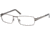 Jaguar 39334 Mat Black-Silver Mens Eyeglasses 39334-610