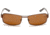 Jaguar 39701 Sunglasses with No-Line Progressive Rx Prescription Lenses, Select Frame Color Brown Frame