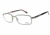 Jaguar Eyeglasses 33032 with No-Line Progressive Rx Prescription Lenses, Select Frame Color Silver-Black Frame
