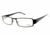Jaguar Eyeglasses 39318 with No-Line Progressive Rx Prescription Lenses, Select Frame Color Matt Black-Beige Frame