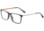 Jaguar 36803 Eyeglasses, Mens, Black-Deep Orange, 54-16-145, JG368036100
