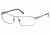Jaguar Spirit Single Vision 39337 Brushed Silver-Navy Mens Eyeglasses 39337-549RX