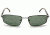 Jaguar Polarized Lenses Sunglasses 37300, Jaguar 37300 Sunglasses Styles Black-Silver Frame / Green Lenses
