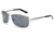 Jaguar Polarized Lenses Sunglasses 39703, Jaguar 39703 Sunglasses Styles Silver-Black Frame / Grey Lenses