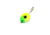 JB Lures GE426P GEM-N-EYE #4 Chart.-Green 2/PACK, GE426P