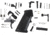 JE Machine Tech AR-15 Lower Parts Kit, Black, TS-LPKAR15