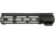 JE Machine Tech AR-15 M-Lok Versatile Free Float Handguard, 10in, Barrel Nut Included, Black, PS-223MLK10IBLK