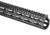 JE Machine Tech AR-15 Ultralightweight Minimalist Full Top Rail, 7 in, No Anti Rotation Tabs, Black, PS-223MLK7KBLK-F-NAR