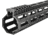JE Machine Tech AR-15 Ultralightweight Minimalist Partial Top Rail, 10 in, No Anti Rotation Tabs, Black, PS-223MLK10KBLK-H-NAR