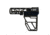 JE Machine Tech Skeletonized Pistol Brace Stabilizer, Aluminum, Black Anodized, TS-ST28B