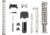 JE Machine Tech Slide Parts Kit, Glock 43, Mixed, TS-SPKG43