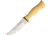 Jesse Hemphill High Falls II Antique Ivory Fixed Blade Knife, 4.25in, A2 Tool Steel, Clip Point, Satin, Antique Ivory, Micarta Handle JH004AI