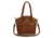 Jessie &amp; James Bella Concealed Carry Tote CCW Handbag, Brown, DSC31188LK BR