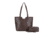 Jessie &amp; James Cassidy Concealed Carry Tote Bag w/Tooling, Matching Wallet, Coffee, SMC60223S CF/CF