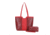 Jessie &amp; James Cassidy Concealed Carry Tote Bag w/Tooling, Matching Wallet, Red, SMC60223S RD/RD