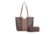 Jessie &amp; James Cassidy Concealed Carry Tote Bag w/Tooling, Matching Wallet, Taupe, SMC60223S TP/TP
