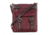 Jessie &amp; James Hannah Concealed Carry Lock and Key Crossbody CCW Handbag, Wine, AMC8535L WN/CF