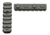 JL Billet Angle Cut AR-10 M-Lok Handguard, High Profile, .308, 17.2 inch, Black, JLB-MLA-308-17H-A
