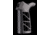 JL Billet AR Raw Aluminum Grip Slash Cut, Skeletonized, Black JLB-AR-GRIP-A