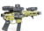 JMac Customs 360 1/2-28 X37 Muzzle Brake with Bravo Suppressor Mount and Blast Shield, Black Nitride, RRD-360-28S-X37+BDS-37