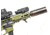 JMac Customs 360 1/2-28 X37 Muzzle Brake with Bravo Suppressor Mount and Blast Shield, Black Nitride, RRD-360-28S-X37+BDS-37